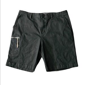 FIVE FOUR MENS BLACK CASUAL SHORTS SIZE 38
